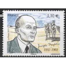 FRA5178M-SELO JORNALISTA E ESCRITOR JOSEPH PEYRÉ - FRANÇA - 2017 - MINT
