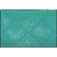 FRA5187MF-BLOCO ARTESANATO - PONTO DE TULLE - FRANÇA - 2017 - MINT