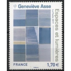 FRA5189M-SELO SÉRIE ARTÍSTICA - GENEVIÈVE ASSE - FRANÇA - 2017 - MINT