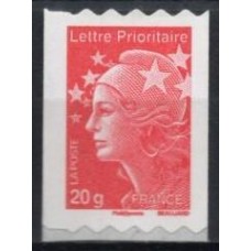 FRAZ0590MA-SELO MARIANE DE BEAUJARD, PRIORITÁRIA 20G DA CADERNETA - AUTOADESIVO - FRANÇA - 2011 - MINT