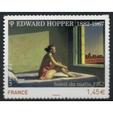 FRAZ0661MA-SELO SÉRIE ARTÍSTICA - EDWARD HOPPER - AUTOADESIVO - FRANÇA - 2012 - MINT