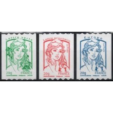 FRAZ0862M-SÉRIE MARIANE DE CIAPPA E KAWENA - DO ROLO - AUTOADESIVOS - FRANÇA - 2013 - MINT