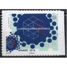 FRAZ1069M-SELO A NOVA FRANÇA INDUSTRIAL - AUTOADESIVO - FRANÇA - 2014 - MINT