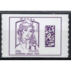 FRAZ1177M-SELO MARIANE DE CIAPPA E KAWENA, MUNDO 20G - AUTOADESIVO - FRANÇA - 2015 - MINT