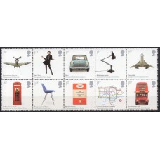 GRB3080MS-SÉRIE OS CLÁSSICOS DO DESIGN BRITÂNICO - GRÃ-BRETANHA - 2009 - MINT