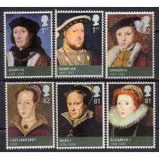 GRB3138M-SÉRIE REIS E RAINHAS BRITÂNICOS II - CASA DOS TUDORS - GRÃ-BRETANHA - 2009 - MINT
