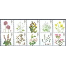 GRB3149MS-SÉRIE PRESERVAÇÃO DA FAUNA E DA FLORA III - PLANTAS TÓXICAS - GRÃ-BRETANHA - 2009 - MINT