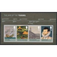 GRBB064M-BLOCO REIS BRITÂNICOS II - CASA DOS TUDORS - GRÃ-BRETANHA - 2009 - MINT GRBB064M-BLOCO REIS BRITÂNICOS II - CASA DOS TUDORS - GRÃ-BRETANHA - 2009 - MINT