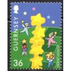 GUE0864M-SELO SÉRIE EUROPA - EUROPA 2000 - GUERNSEY - 2000 - MINT