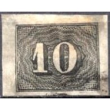 IM0011U.04-SELO VERTICAL, 10 RÉIS - 1850 - U