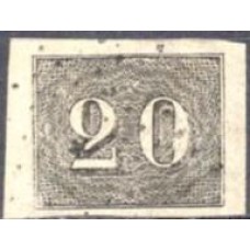 IM0012U.04-SELO VERTICAL, 20 RÉIS - 1850 - U
