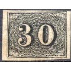IM0013N.05-SELO VERTICAL, 30 RÉIS - 1850 - N