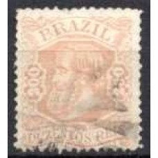 IM0050U.07-SELO DOM PEDRO II CABEÇA PEQUENA, 200 RÉIS - 1881 - U