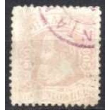 IM0050U.12-SELO DOM PEDRO II CABEÇA PEQUENA, 200 RÉIS - 1881 - U
