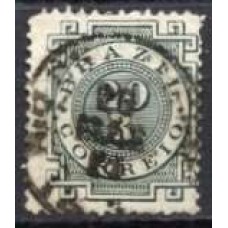 IM0061U.04-SELO CIFRA, 20 RÉIS VERDE RUSSO - 1884 - U