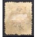 IM0062U.04-SELO CIFRA, 20 RÉIS OLIVA ESVERDEADO 'R' COM PONTO - 1887 - U
