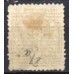 IM0062U.05-SELO CIFRA, 20 RÉIS OLIVA ESVERDEADO 'R' COM PONTO - 1887 - U
