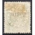 IM0062U.11-SELO CIFRA, 20 RÉIS OLIVA ESVERDEADO 'R' COM PONTO - 1887 - U