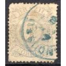 IM0063U.10-SELO CIFRA, 50 RÉIS - 1885 - U