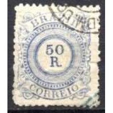 IM0063U.11-SELO CIFRA, 50 RÉIS - 1885 - U