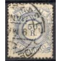 IM0063U.12-SELO CIFRA, 50 RÉIS - 1885 - U IM0063U.12-SELO CIFRA, 50 RÉIS - 1885 - U