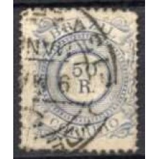 IM0063U.12-SELO CIFRA, 50 RÉIS - 1885 - U