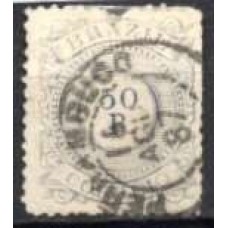 IM0063U.13-SELO CIFRA, 50 RÉIS - 1885 - U