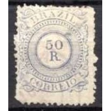 IM0063U.14-SELO CIFRA, 50 RÉIS - 1885 - U