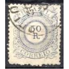 IM0063U.15-SELO CIFRA, 50 RÉIS - 1885 - U