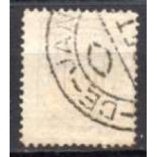 IM0064U.04-SELO CIFRA, 100 RÉIS CIFRA BRANCA - 1885 - U - MÍNIMO RASGO NA BORDA SUPERIOR