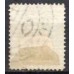 IM0064U.04-SELO CIFRA, 100 RÉIS CIFRA BRANCA - 1885 - U - MÍNIMO RASGO NA BORDA SUPERIOR