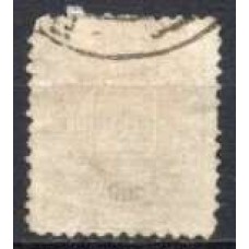 IM0064U.05-SELO CIFRA, 100 RÉIS CIFRA BRANCA - 1885 - U