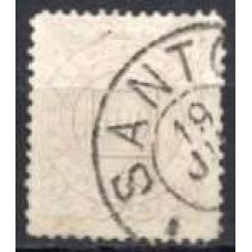 IM0064U.06-SELO CIFRA, 100 RÉIS CIFRA BRANCA - 1885 - U
