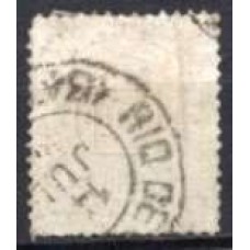 IM0064U.07-SELO CIFRA, 100 RÉIS CIFRA BRANCA - 1885 - U