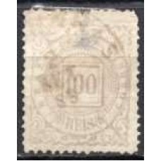 IM0065U.07-SELO CIFRA, 100 RÉIS - 1888 - U