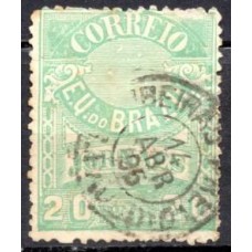 JO0023U-SELO JORNAIS CRUZEIRO DO SUL, 20 RÉIS - 1890 - U