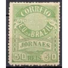 JO0024N.04-SELO JORNAIS CRUZEIRO DO SUL, 50 RÉIS - 1890 - N