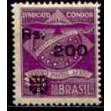 KO0013M-SELO SINDICATO CONDOR - PROVISÓRIOS PARA AS TARIFAS DE 5 GRAMAS, 200 RS./3.000 RÉIS - 1930 - MINT