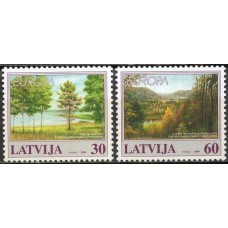 LET0464M-SÉRIE EUROPA - RESERVAS E PARQUES NATURAIS - LETÔNIA - 1999 - MINT