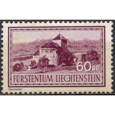 LIE1119N-SELO CASTELO DE VADUZ, 60R - LIECHTENSTEIN - 1934 - N