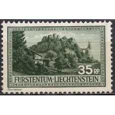 LIE0132N-SELO RUÍNAS DE SCHELLENBERG, 35F - LIECHTENSTEIN - 1935 - N