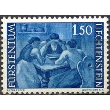 LIE0349N-SELO BENÇÃO, 1,50F - LIECHTENSTEIN - 1959/64 - N
