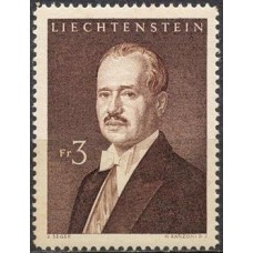 LIE0349NC-SELO PRÍNCIPE FRANCISCO JOSÉ II, 3F - LIECHTENSTEIN - 1959/64 - N