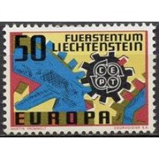 LIE0425N-SELO SÉRIE EUROPA - LIECHTENSTEIN - 1967 - N