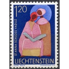 LIE0443M-SELO PATRONOS DE IGREJAS, 1,20F - LIECHTENSTEIN - 1967 - MINT