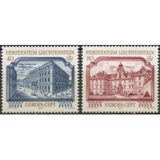 LIE0639M-SÉRIE EUROPA - MONUMENTOS - LIECHTENSTEIN - 1978 - MINT