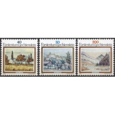 LIE0762N-SÉRIE PINTURAS DE ANTON ENDER - LIECHTENSTEIN - 1983 - N
