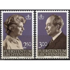 LIE0769M-SÉRIE RETRATOS DOS PRÍNCIPES REGENTES - LIECHTENSTEIN - 1983 - MINT