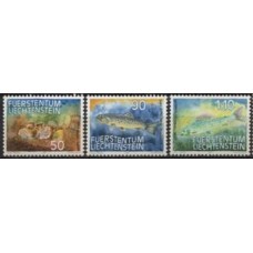 LIE0863N-SÉRIE PEIXES DE ÁGUA DOCE I - LIECHTENSTEIN - 1987 - N