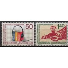 LIE0886N-SÉRIE COOPERAÇÃO CULTURAL COSTA RICA - LIECHTENSTEIN - LIECHTENSTEIN - 1988 - N